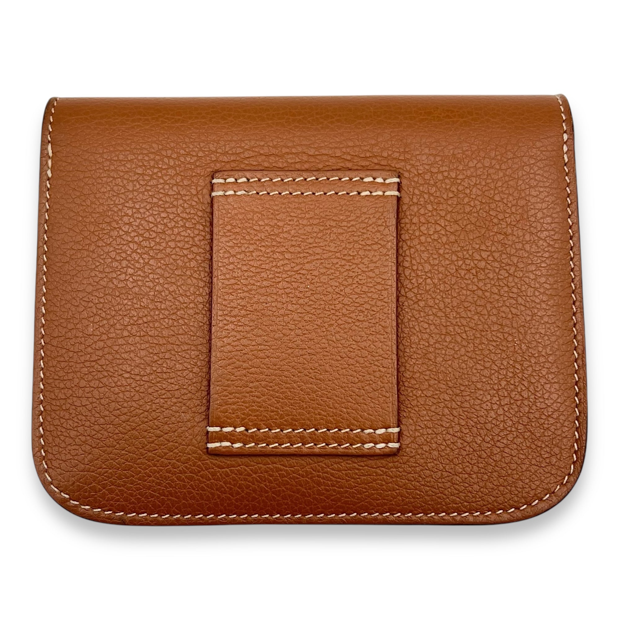 Hermès Constance Slim Gold Wallet in Evercolor, Gold hardware_2