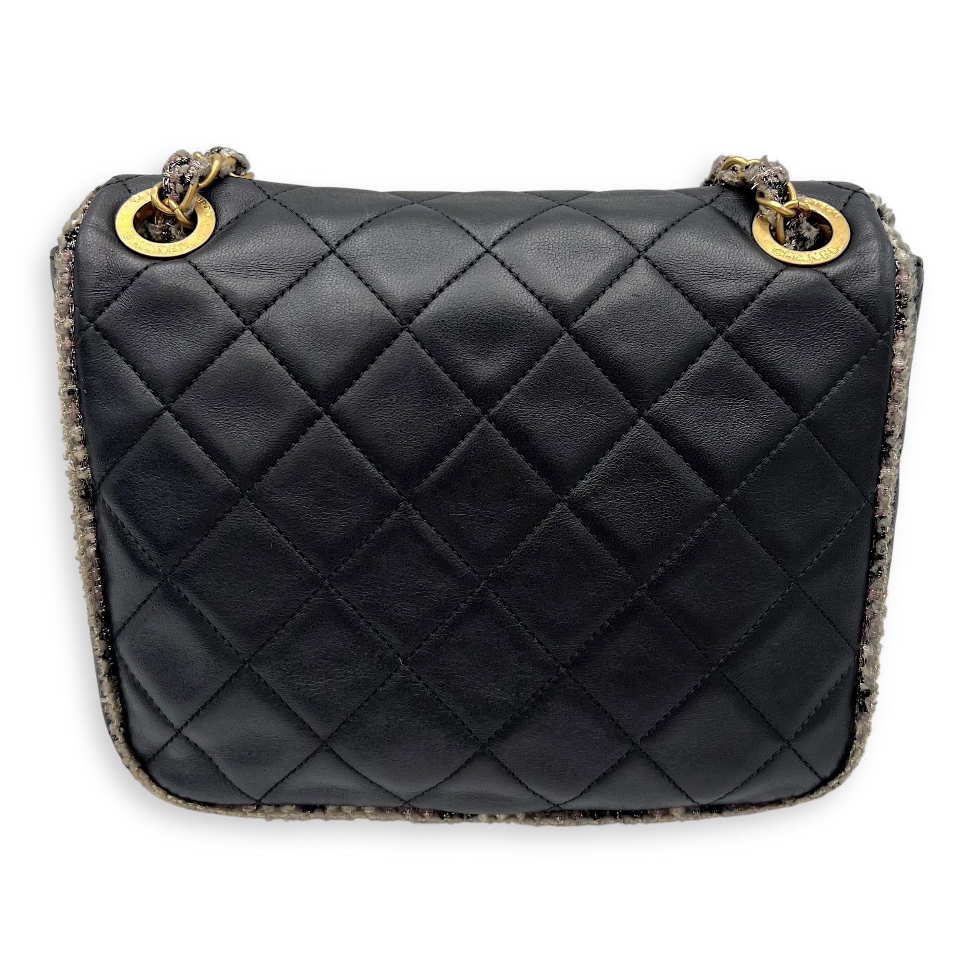 Chanel CC Crossbody Bag Black in Calfskin, Mixed hardware_2