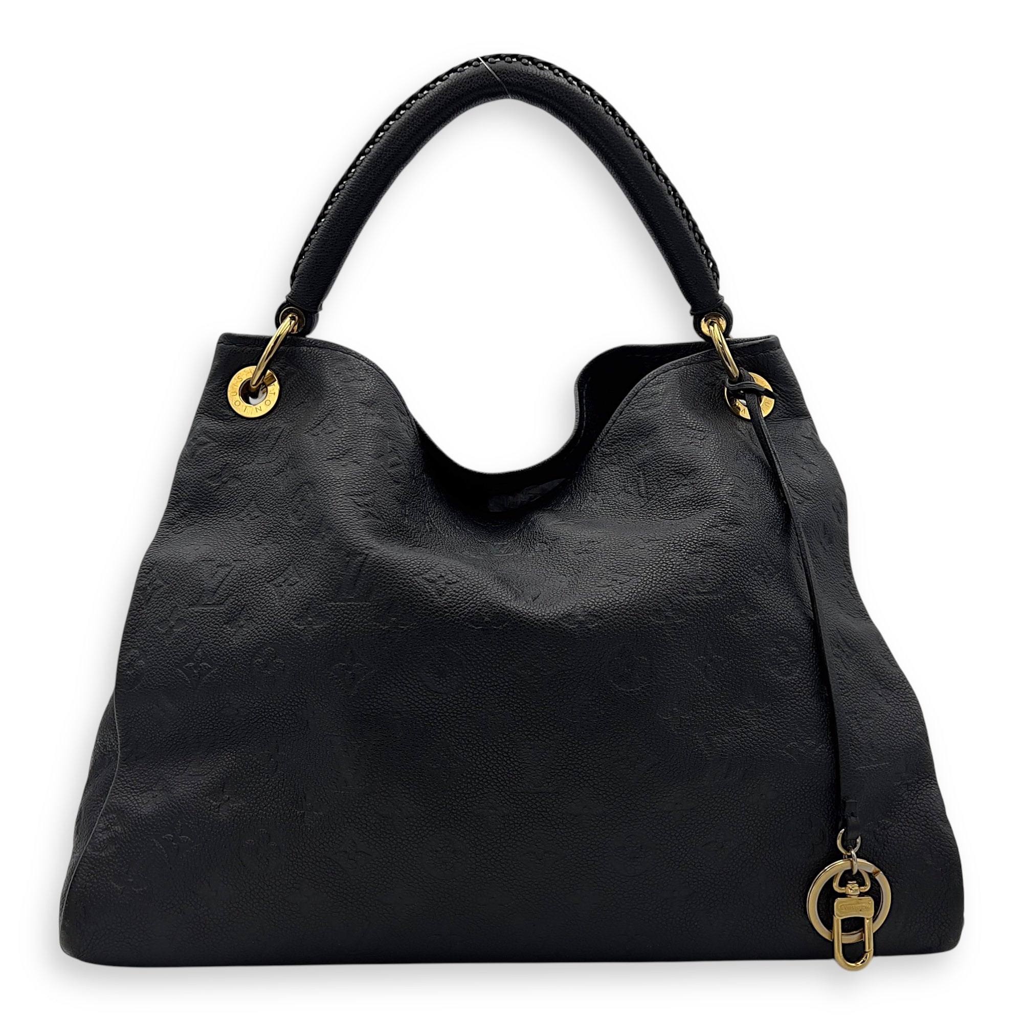 Louis Vuitton Artsy Shoulder Bag Blue in Empreinte Leather, Gold hardware_2