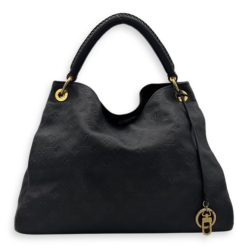 Louis Vuitton Artsy Shoulder Bag Blue in Empreinte Leather, Gold hardware_2