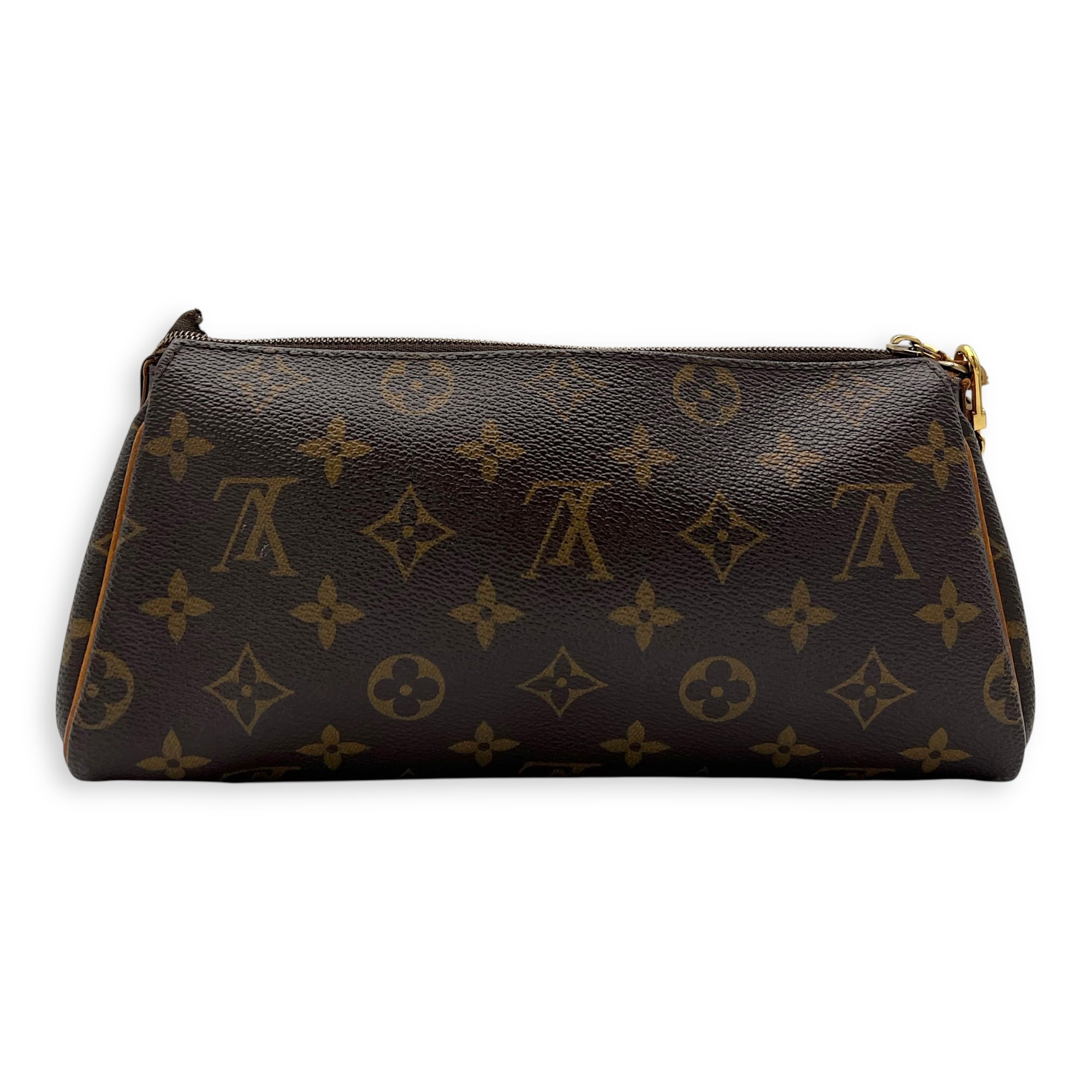 Louis Vuitton Eva Crossbody Bag Brown in Monogram Coated Canvas, Gold hardware_2