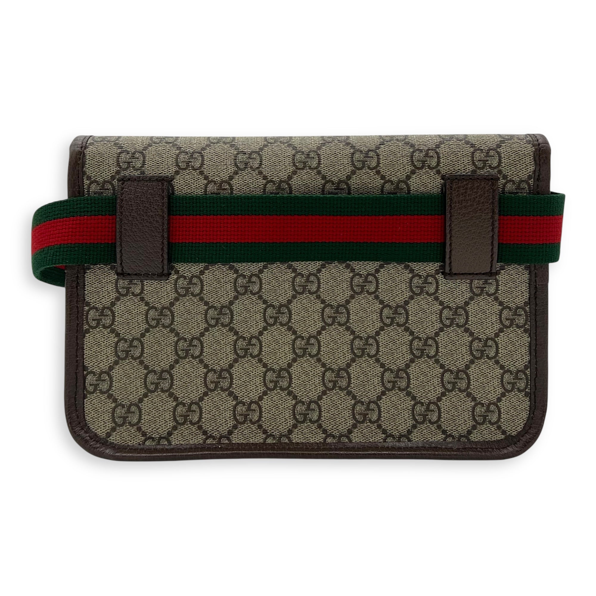 Gucci GG Supreme Belt Bag Brown in Coated Canvas, Gold hardware_2