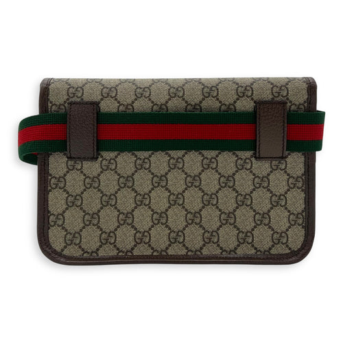 Gucci GG Supreme Belt Bag Brown in Coated Canvas, Gold hardware_2
