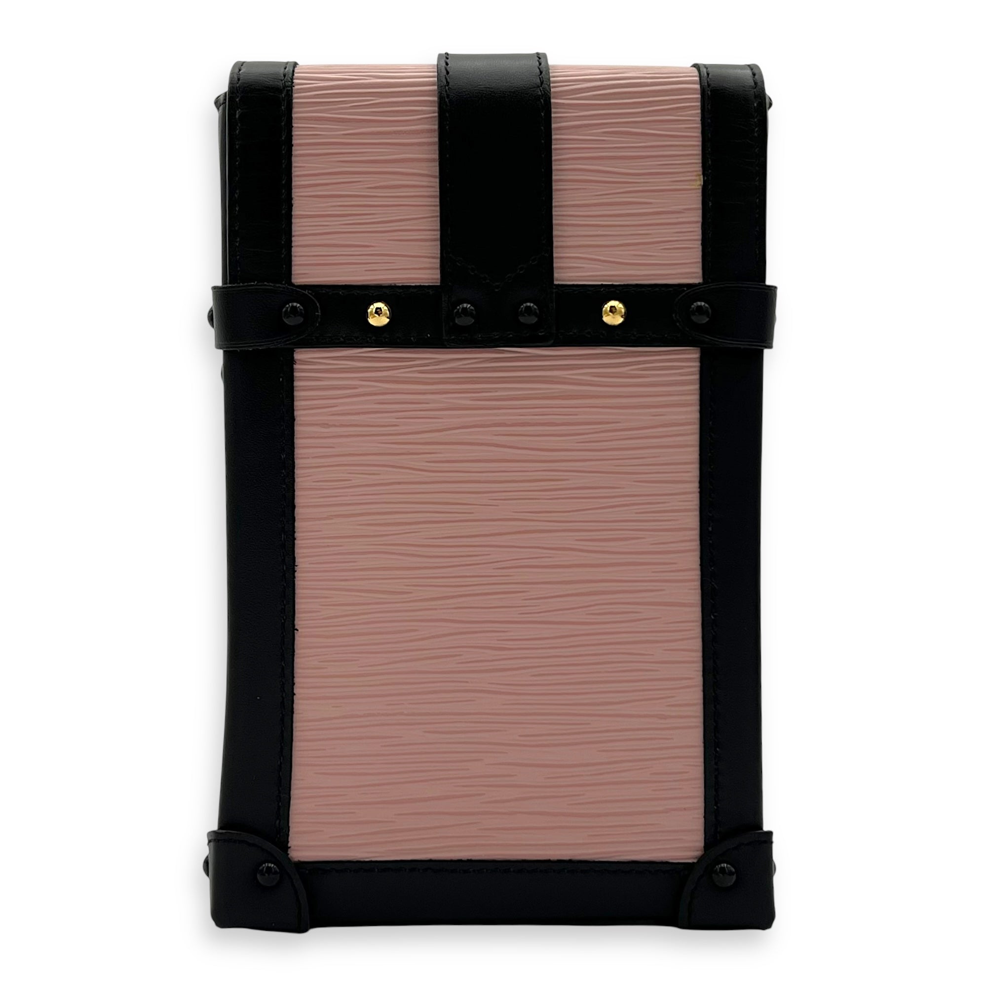 Louis Vuitton Trunk Crossbody Bag Ballerina in Epi Leather, Gold hardware_2