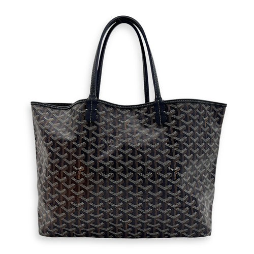 Goyard Saint Louis Tote Bag PM Blue in Coated Canvas, Silver hardware_2