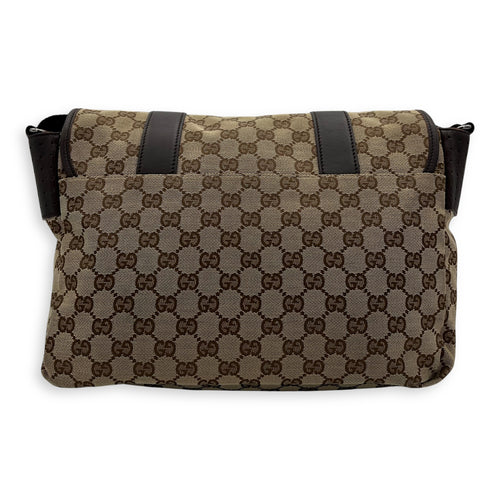 Gucci GG Messenger Brown in Jacquard, Silver hardware_2