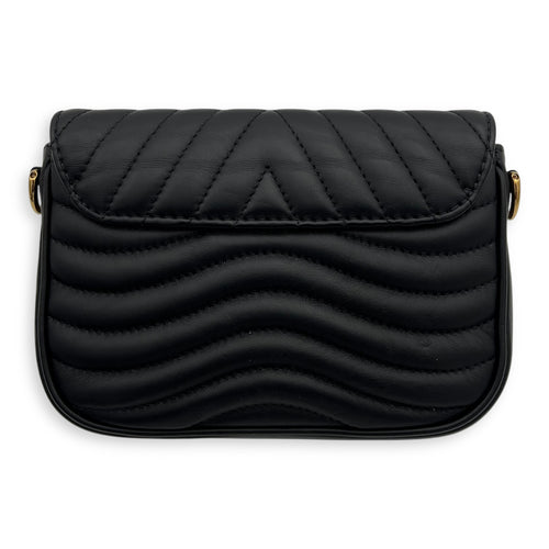 Louis Vuitton New Wave Crossbody Bag Black in Calfskin, Gold hardware_2