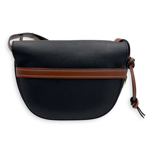 Loewe Gate Crossbody Bag Black in Calfskin, Gold hardware_2