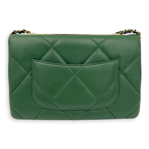 Chanel Trendy CC Black Top Handle Bag in Calfskin, Gold hardware_2