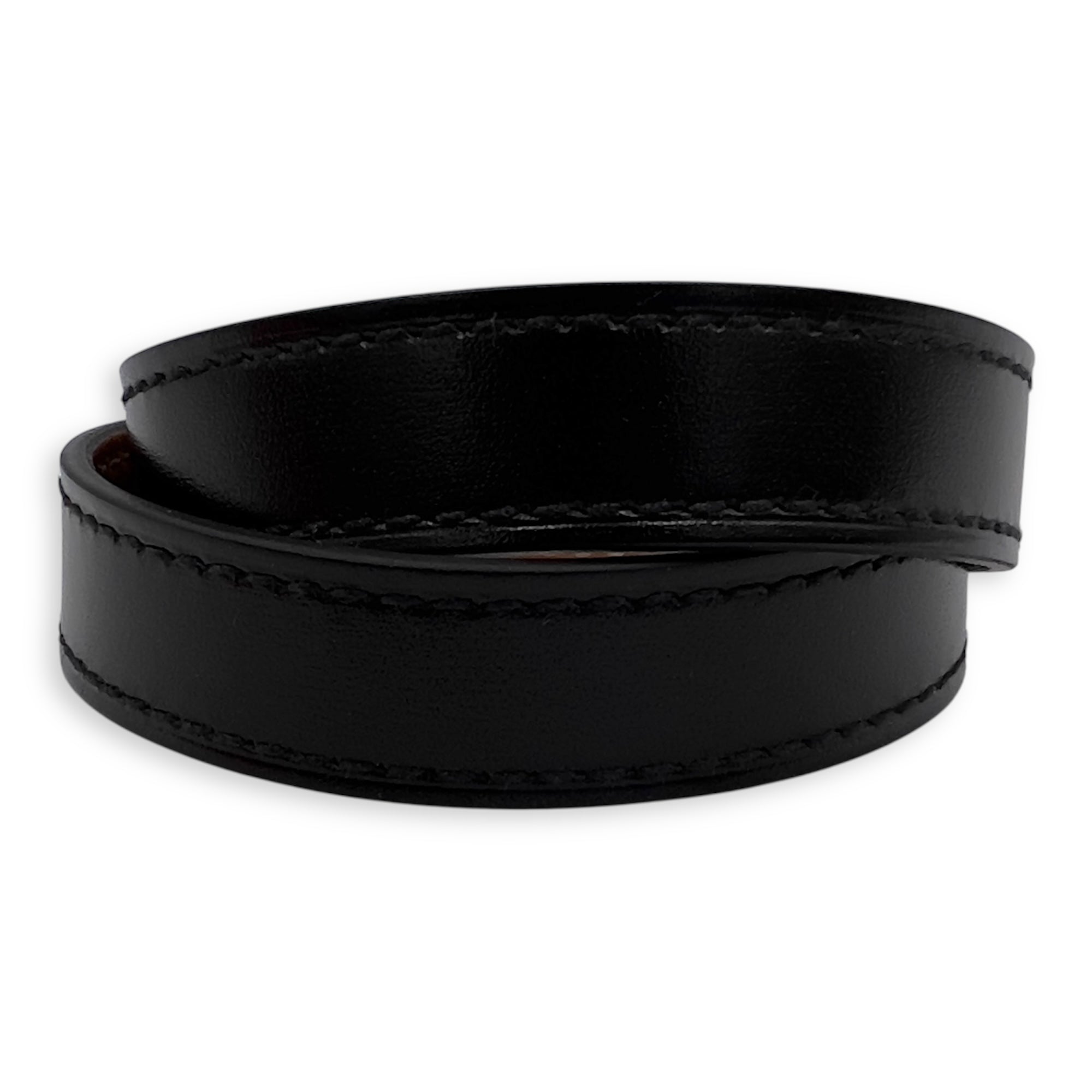 Hermès Kelly Black in Swift, Palladium hardware_2
