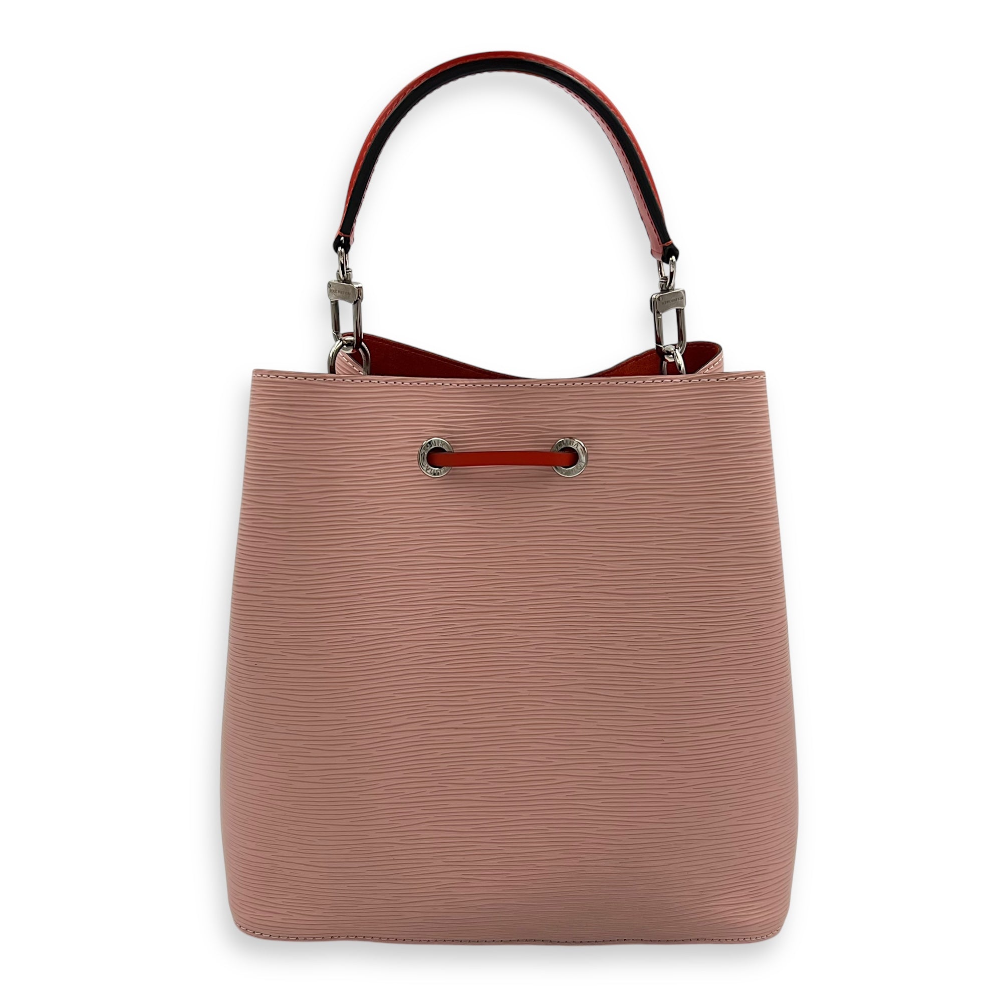 Louis Vuitton NeoNoe Bucket Bag Pink in Epi Leather, Silver hardware_2