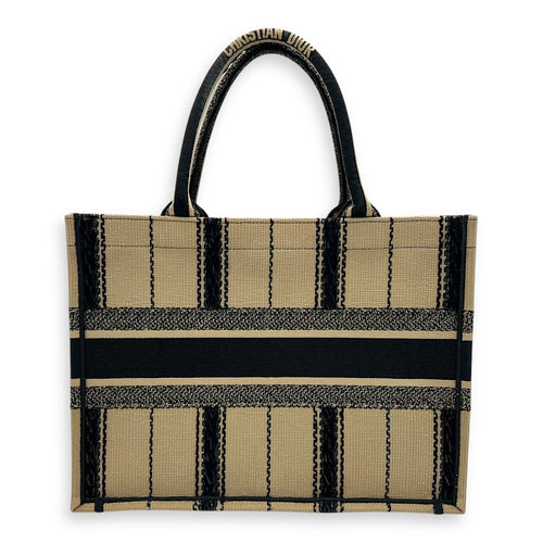 Dior Book Tote Top Handle Bag Medium Brown in Canvas_2