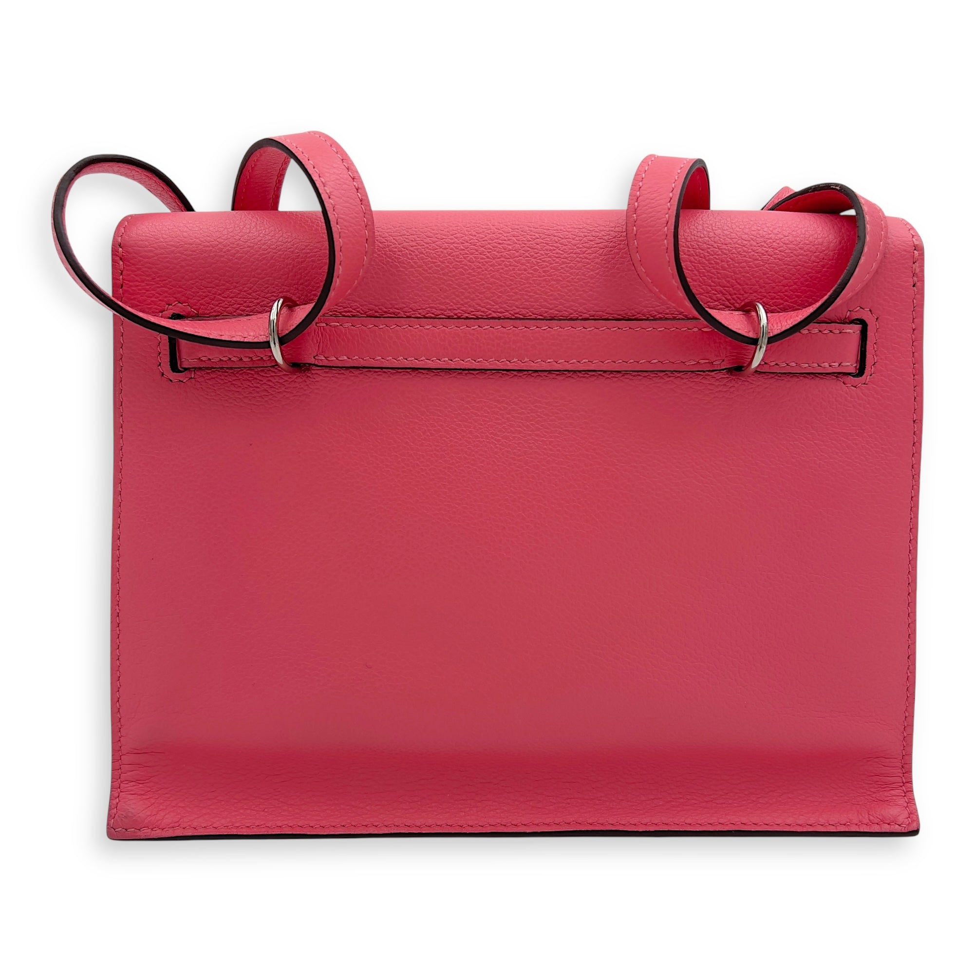 Hermès Kelly Danse Rose Azelea in Swift, Palladium hardware_2