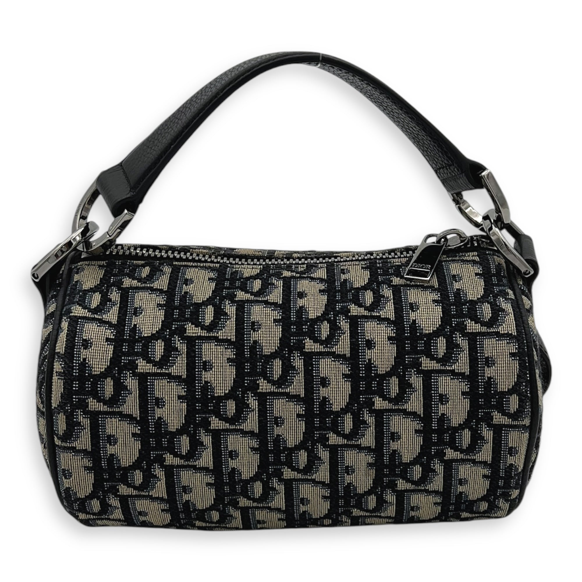 Dior Roller Crossbody Bag Small Blue in Canvas, Silver hardware_3