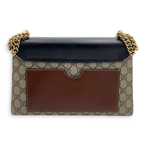 Gucci Padlock Shoulder Bag Brown in Coated Canvas, Gold hardware_2