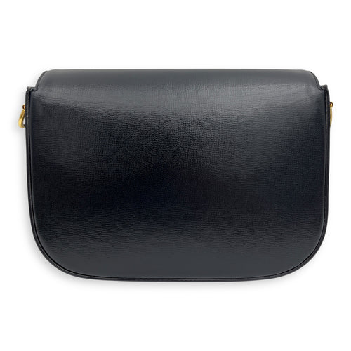 Gucci Horsebit 1955 Mini Black Crossbody Bag in Calfskin, Gold hardware_2