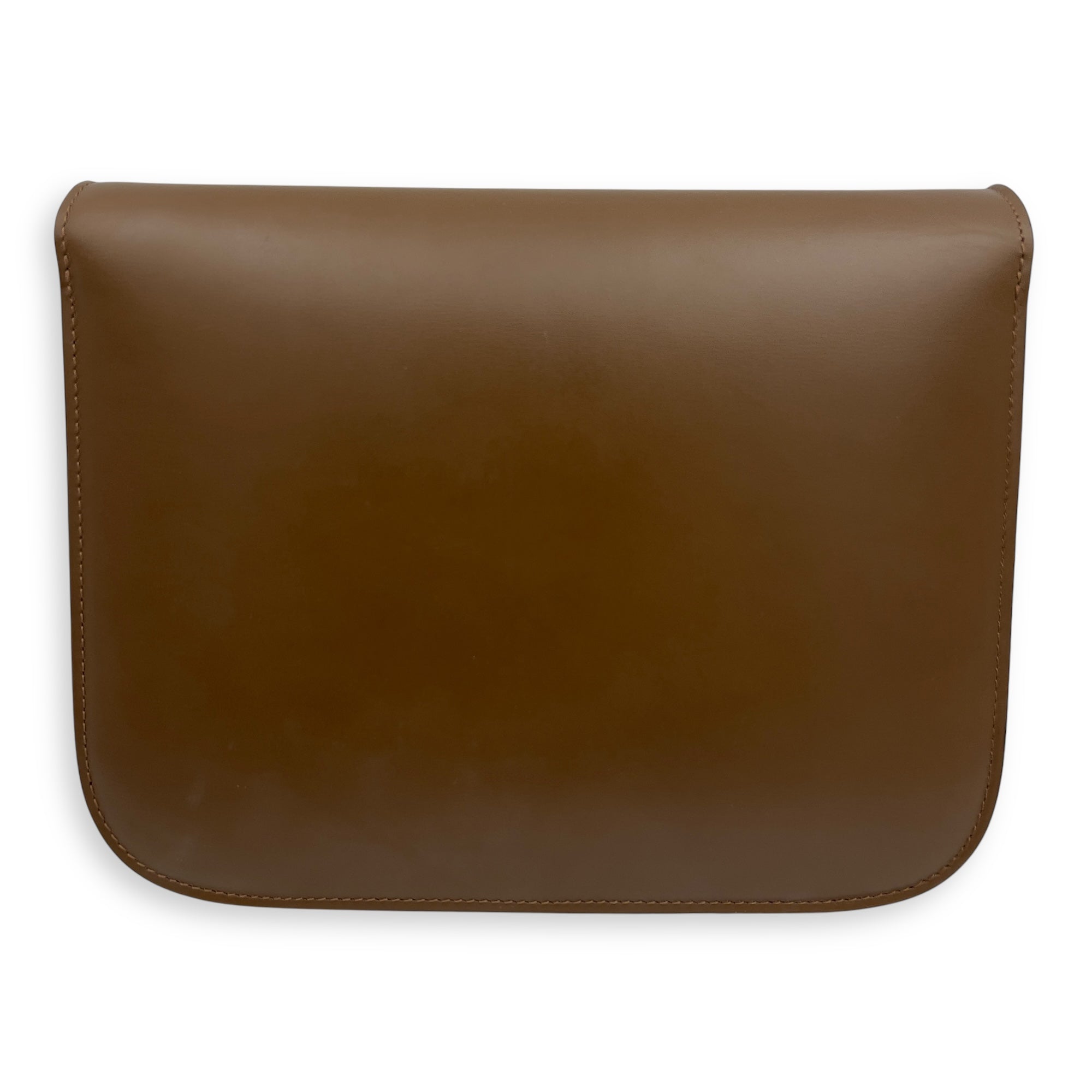 Celine Box Crossbody Bag Beige in Calfskin, Gold hardware_2