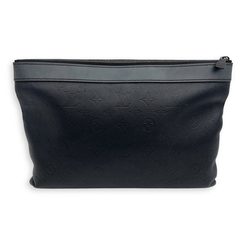 Louis Vuitton Discovery Pouch Black in Calfskin, Silver hardware_2