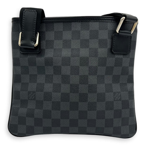 Louis Vuitton Thomas Damier Graphite Crossbody Bag in Coated Canvas, Silver hardware_2