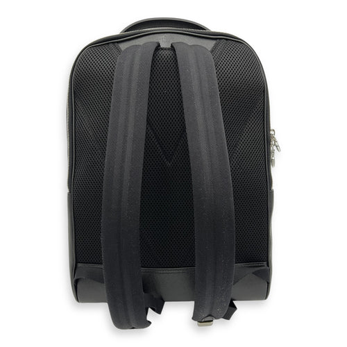 Louis Vuitton Adrian Backpack Black in Taiga Leather, Silver hardware_9