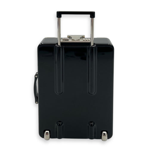 Chanel Minaudiere Trolley Black Clutch in, Silver hardware_2