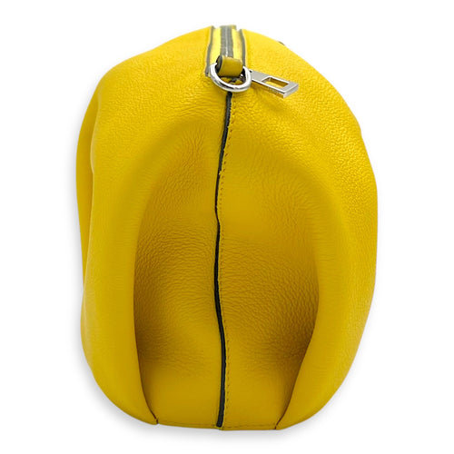 Loewe Elephant Crossbody Bag Yellow in Calfskin, Silver hardware_3
