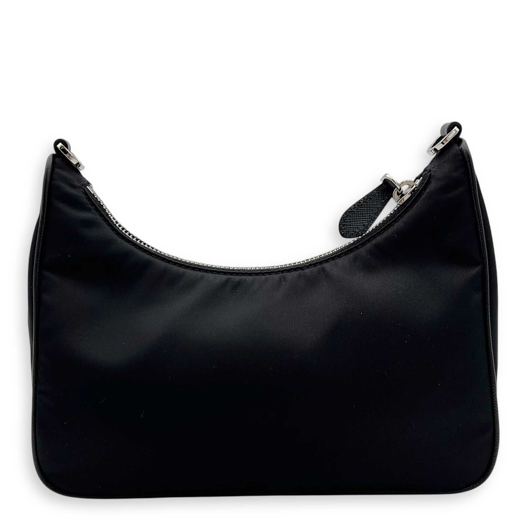 Prada Re-Edition 2005 Crossbody Bag Black in Re-Nylon, Silver hardware_2