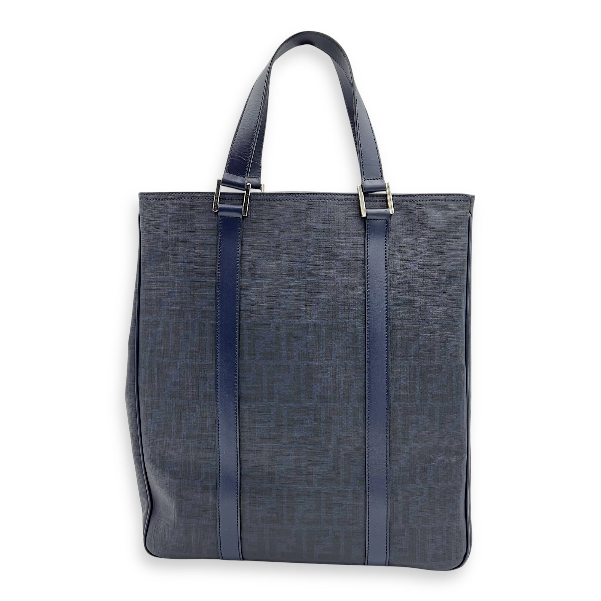 Fendi FF Zucca Tote Bag Blue in Others, Silver hardware_2