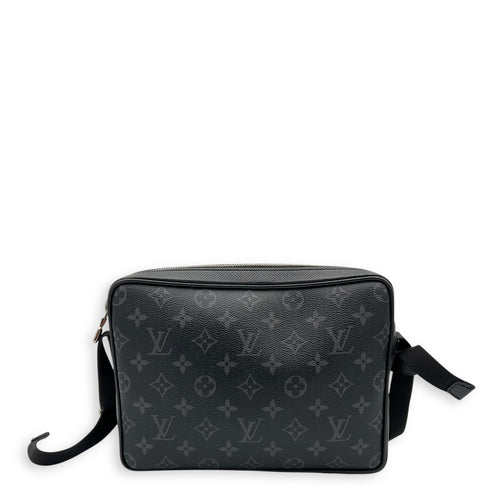 Louis Vuitton Logo Messenger Grey in Monogram Coated Canvas, Silver hardware_2