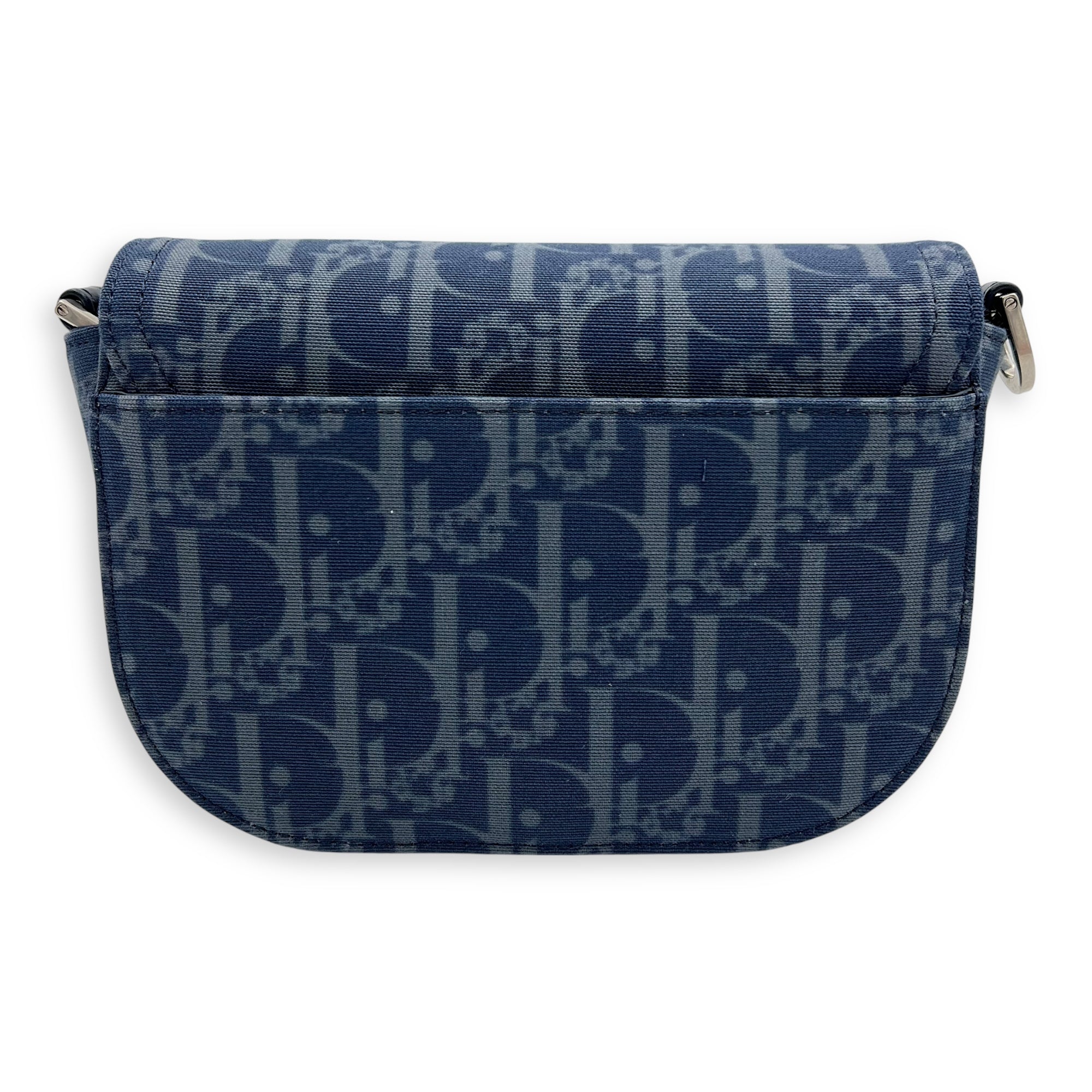 Dior Dior Tears Saddle Blue Crossbody Bag in Denim, Lacquered Metal hardware_2