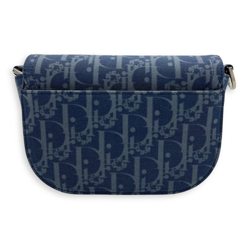 Dior Dior Tears Saddle Blue Crossbody Bag in Denim, Lacquered Metal hardware_2