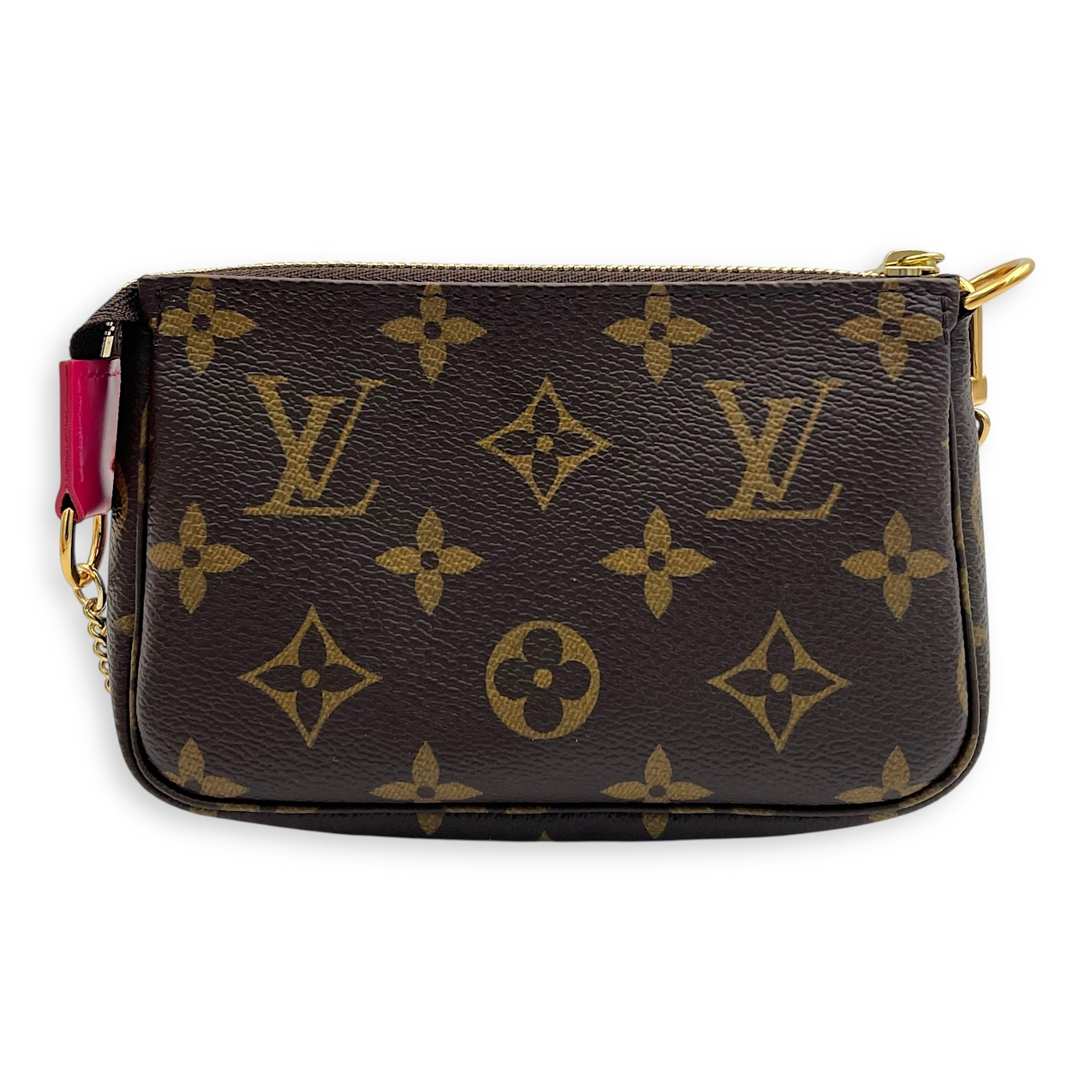 Louis Vuitton Pochette Clutch Brown in Monogram Coated Canvas, Gold hardware_2