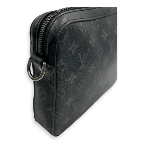 Louis Vuitton Trio Messenger Grey in Monogram Coated Canvas, Silver hardware_16