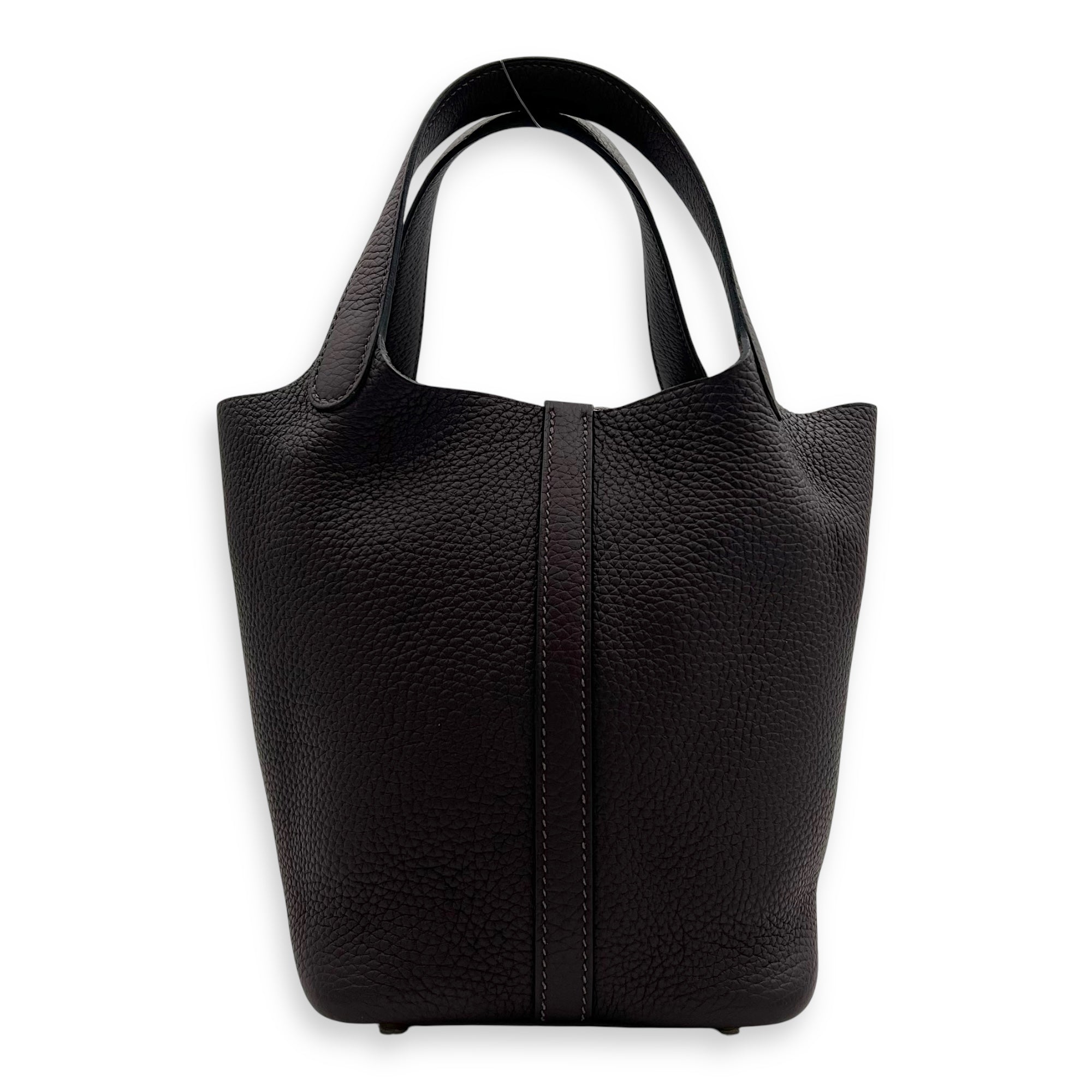 Hermès Picotin 18 Rouge Sellier Top Handle Bag in Clemence, Gold hardware_2