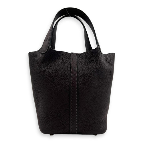 Hermès Picotin 18 Rouge Sellier Top Handle Bag in Clemence, Gold hardware_2