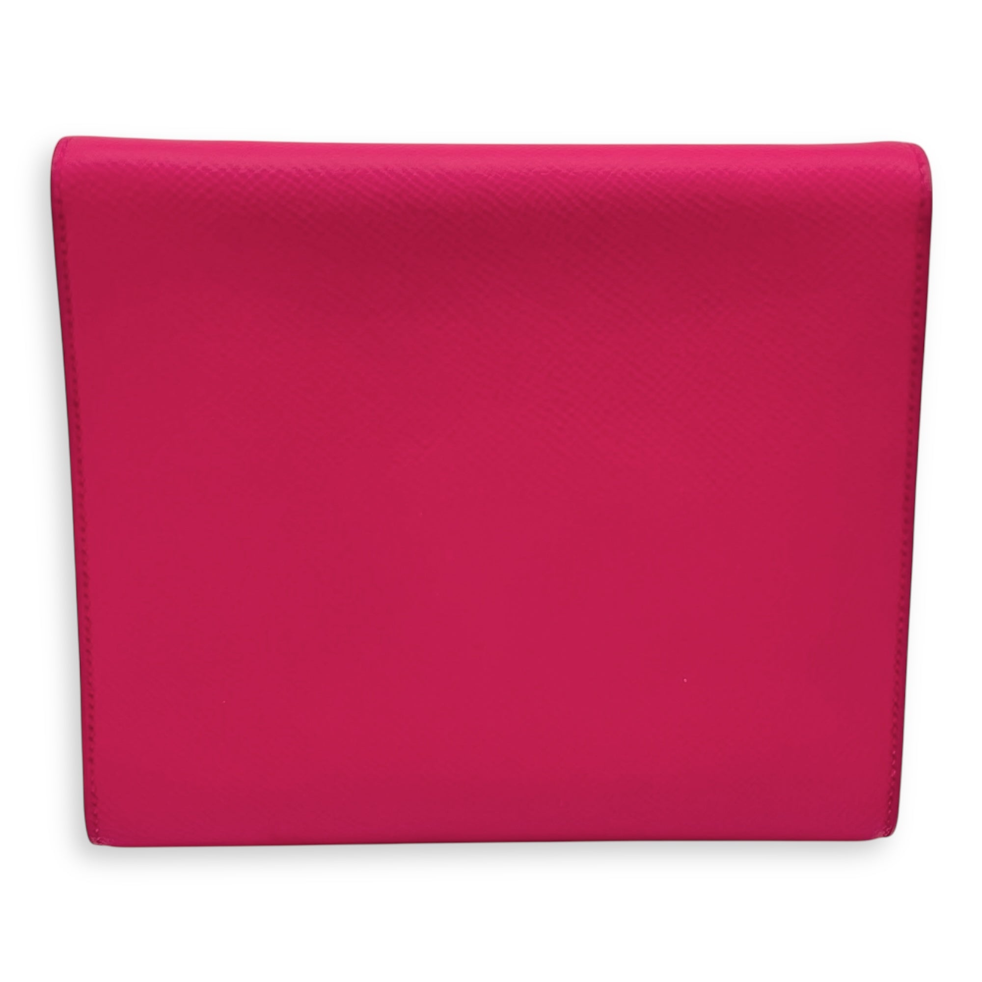 Hermès Clic Rose Extreme Shoulder Bag in Epsom, Palladium hardware_6