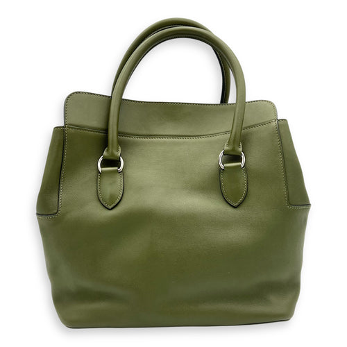 Hermès Toolbox 26 Vert Anglais Top Handle Bag in Swift, Palladium hardware_11