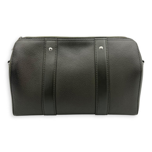 Louis Vuitton Keepall Green Top Handle Bag in Aerogram Leather, Silver hardware_2