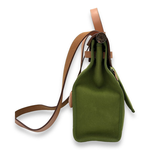 Herbag 31 Green in Canvas, Palladium hardware