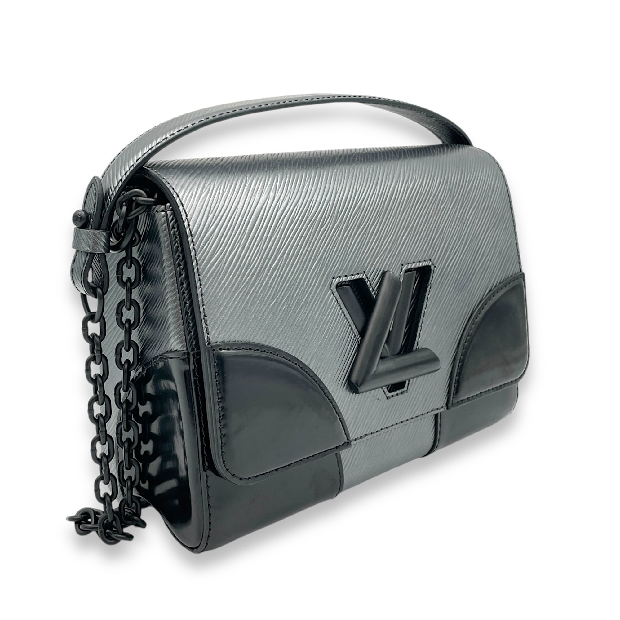 Twist MM Shoulder bag in Epi leather, Acetate Hardware