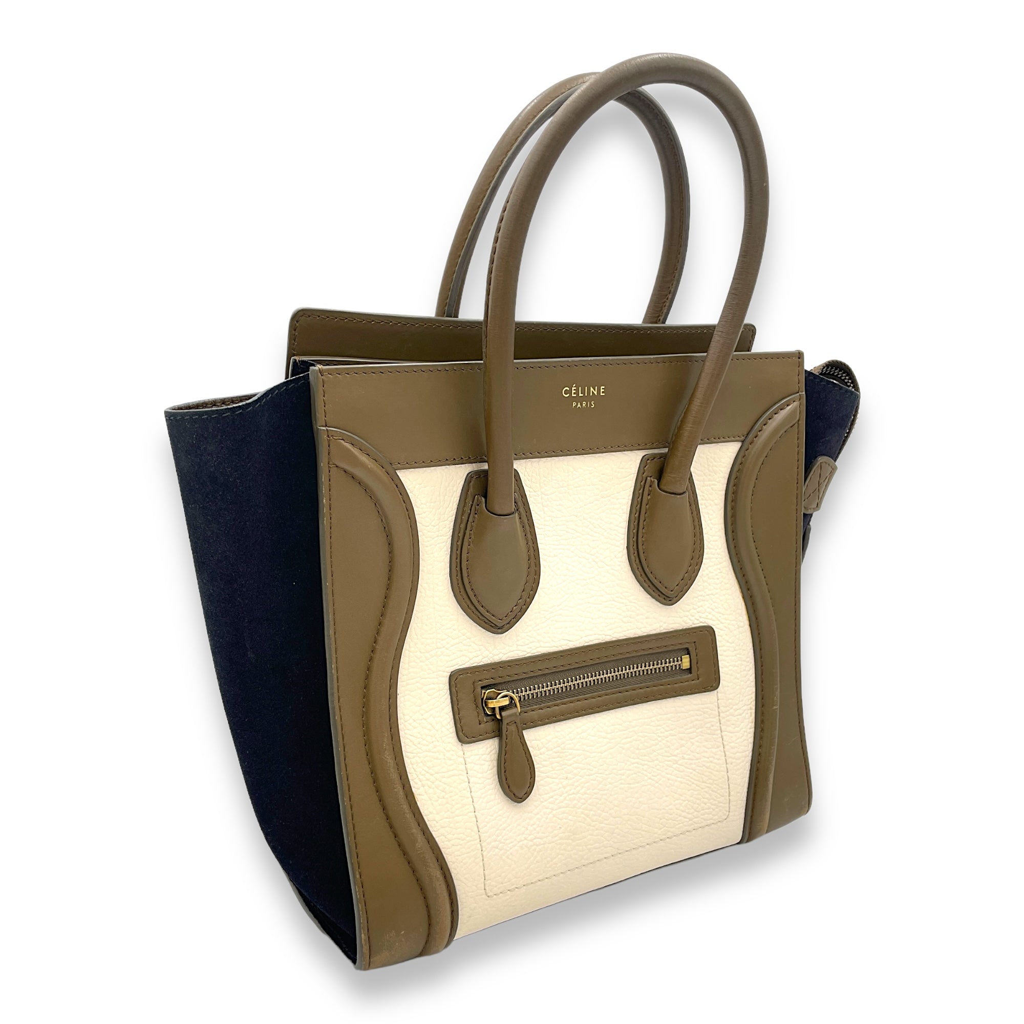 Luggage Top Handle Bag Micro Multi-colour in Calfskin