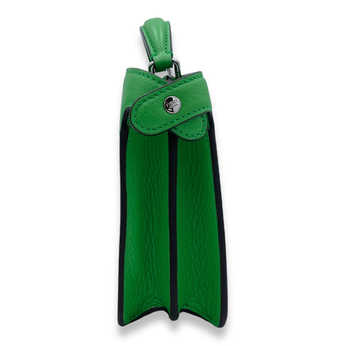 ISeeU Top Handle Bag Green in Calfskin, Silver hardware