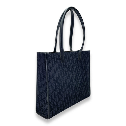 Safari  Tote Bag Black in Jacquard, Silver