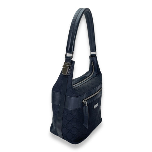 GG Monogram Shoulder bag in Canvas, Silver Hardware