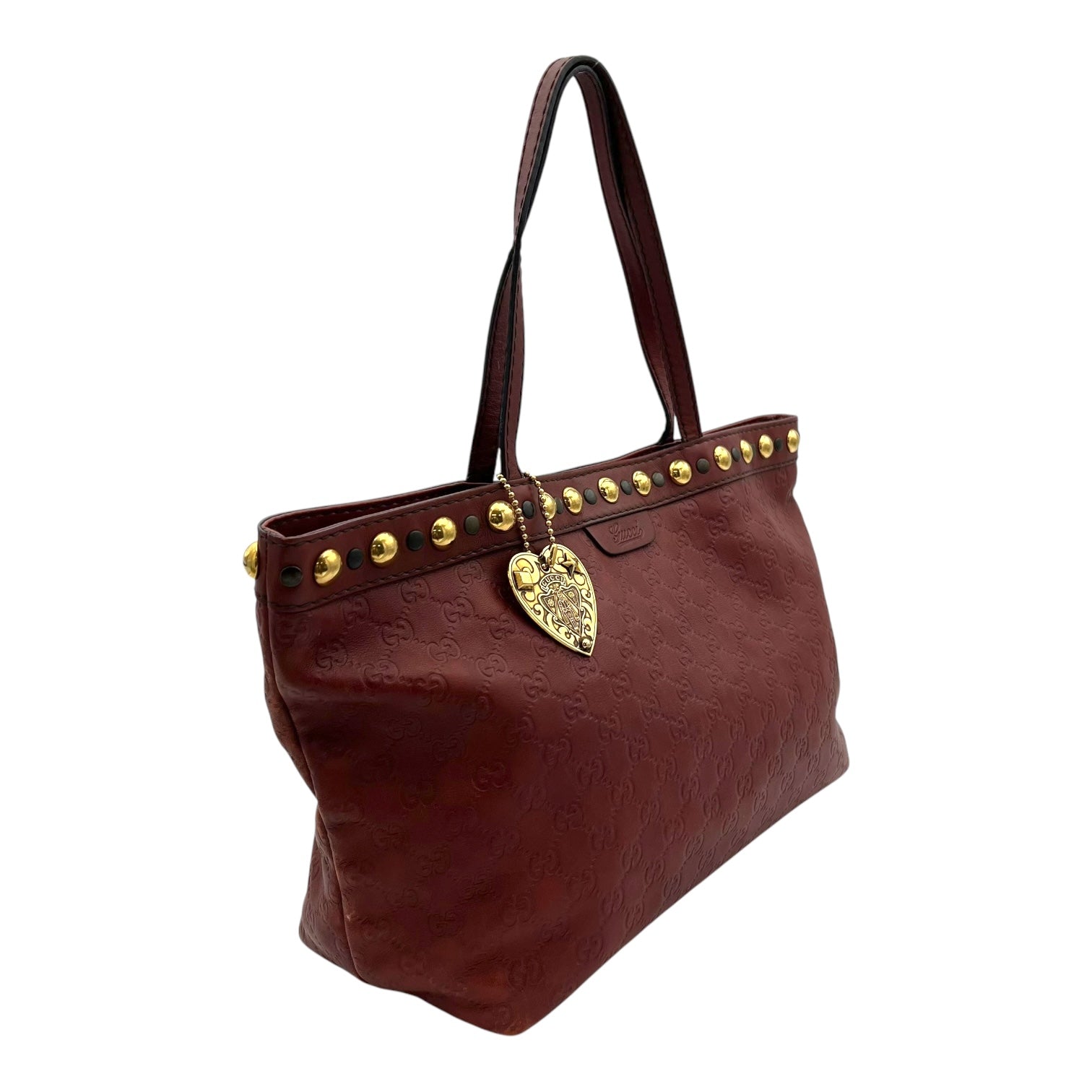 Babouska Tote Bag Red in Calfskin, Gold hardware