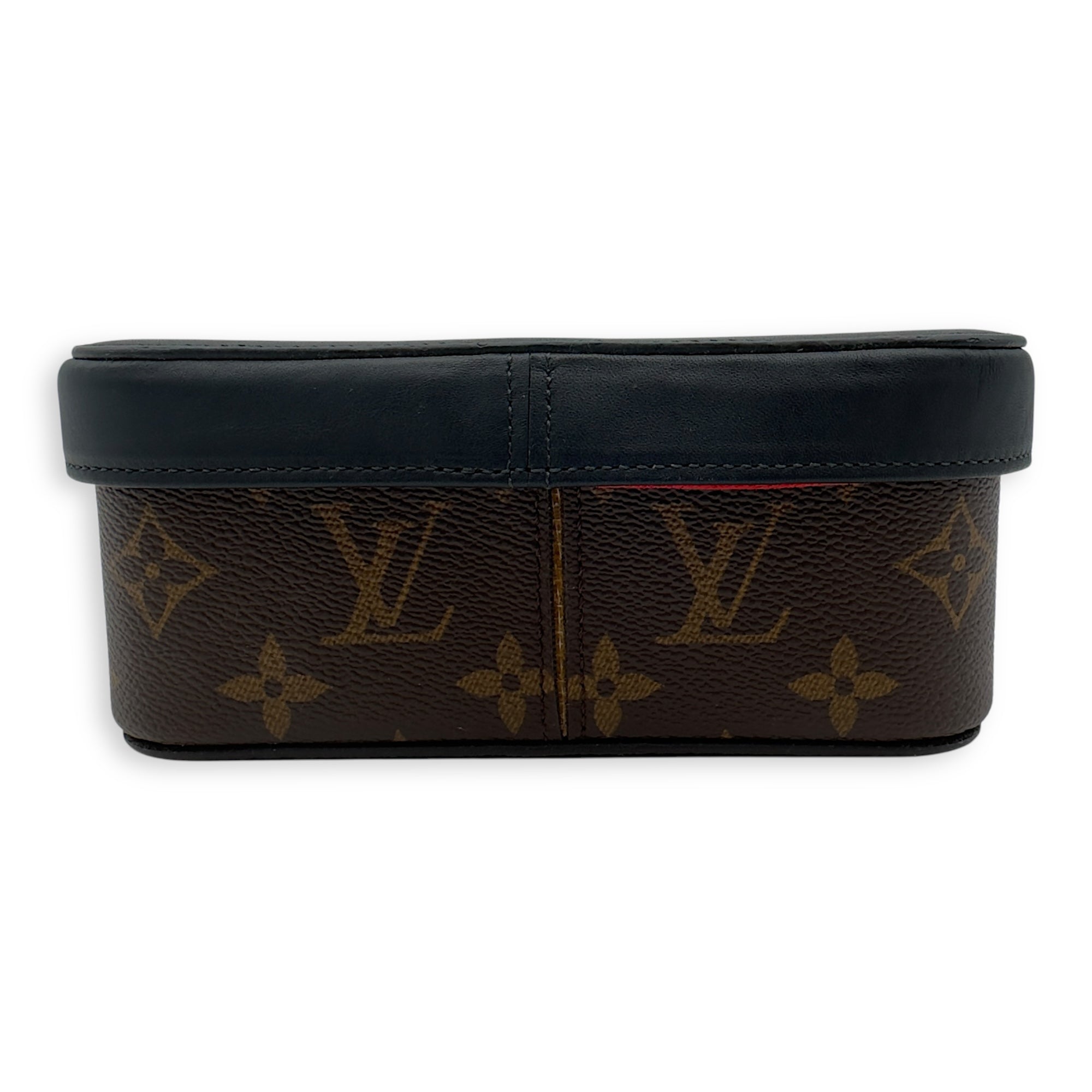 Louis Vuitton LV Brown Box in Monogram Coated Canvas_3