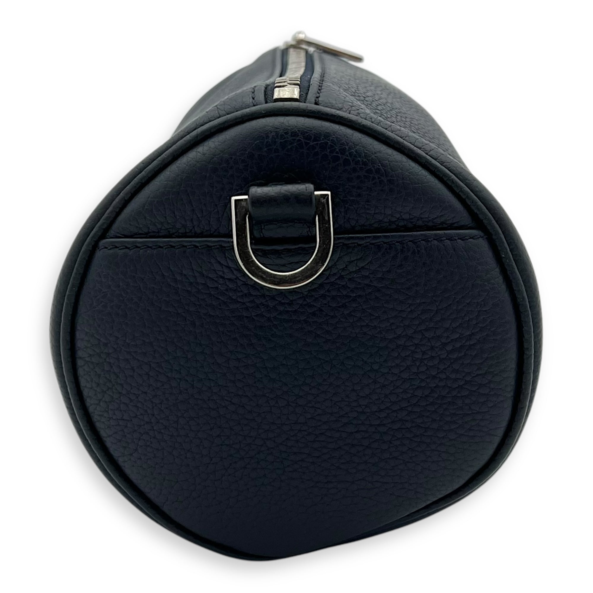 Christian Dior Roller Crossbody Bag Blue in Calfskin, Silver hardware_3