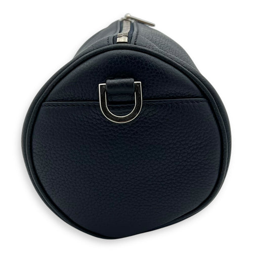 Christian Dior Roller Crossbody Bag Blue in Calfskin, Silver hardware_3