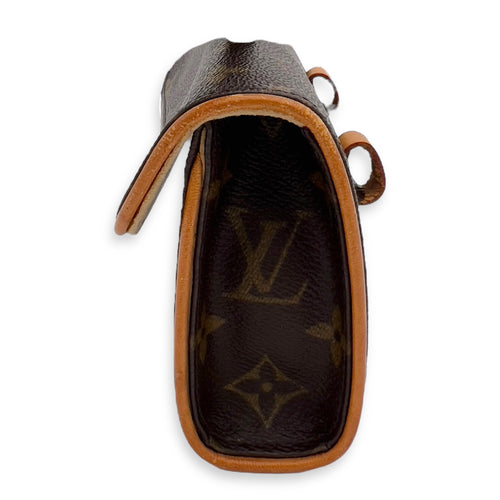 Louis Vuitton Florentine Belt Bag Brown in Monogram Coated Canvas, Gold hardware_3