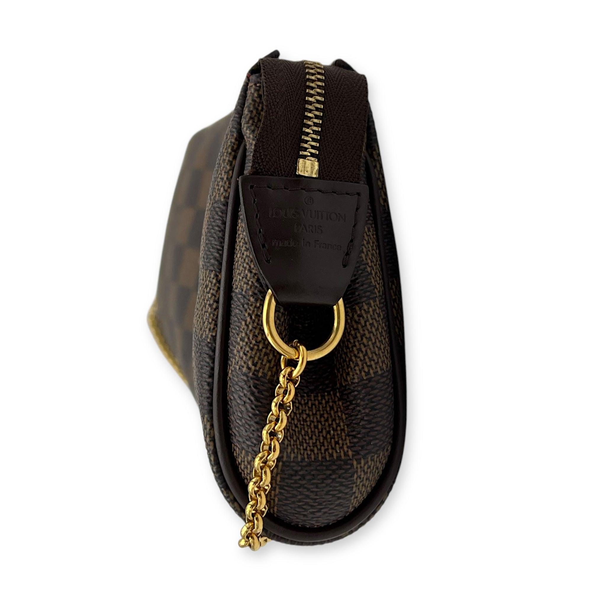 Louis Vuitton Eva Crossbody Bag Brown in Coated Canvas, Gold hardware_3